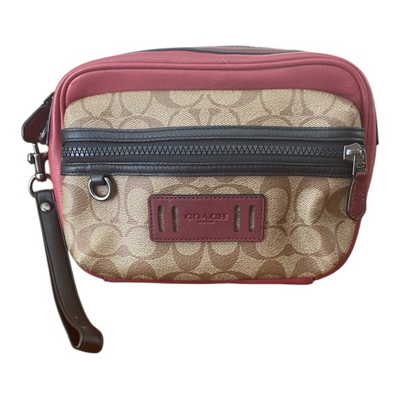 COACH Terrain Pouch In Colorblock Signature Canvas - Picture 3 of 11